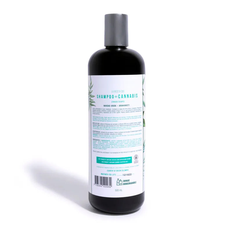 SHAMPOO DE ARGAN PARA CABELLO SECO LA RECETA
