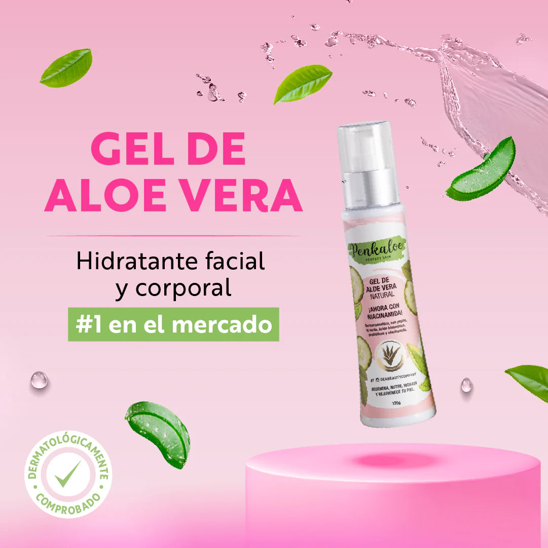 GEL DE ALOE VERA HIDRATANTE FACIAL NATURAL PENKALOE