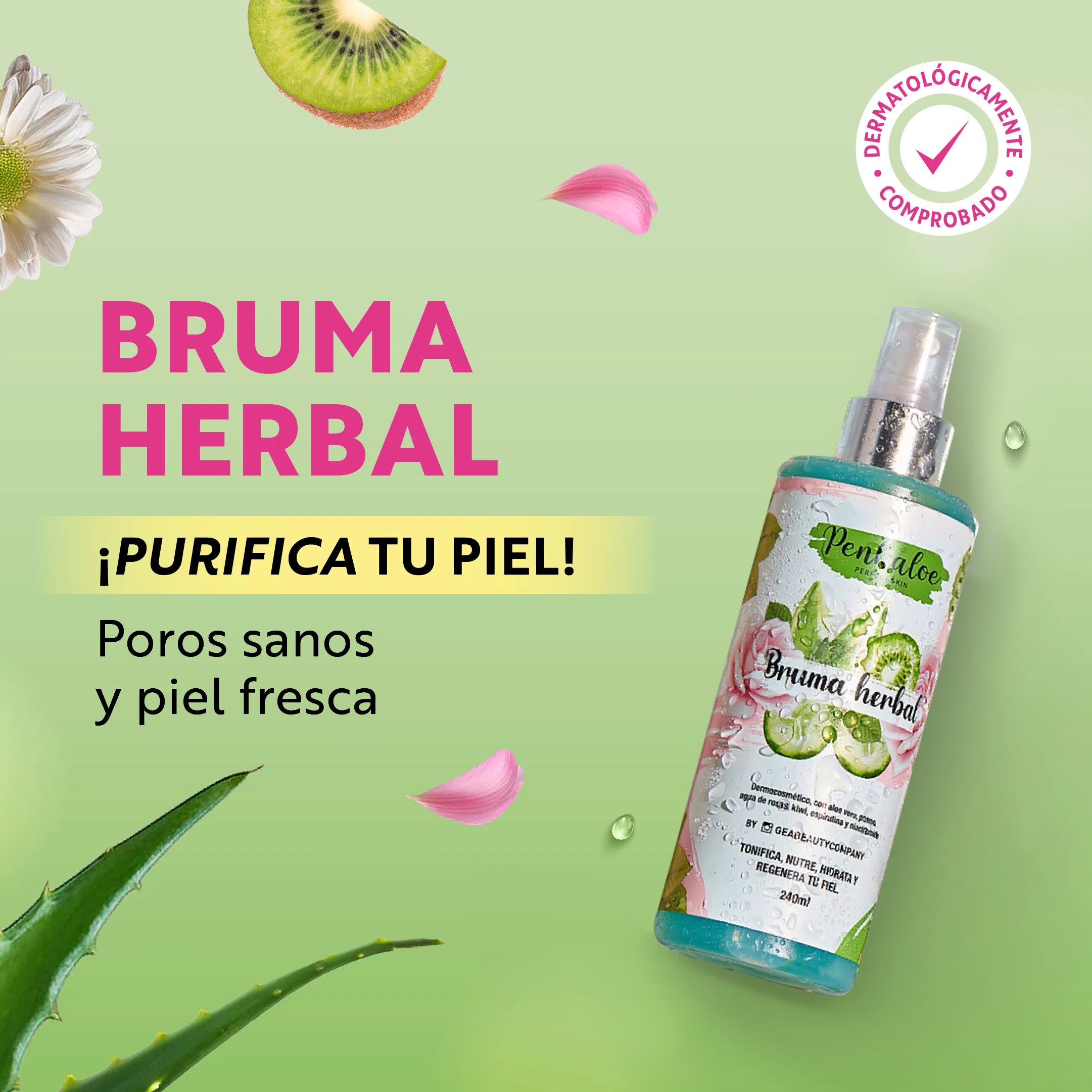 BRUMA HERBAL (TONICO FACIAL PURIFICADOR) PENKALOE