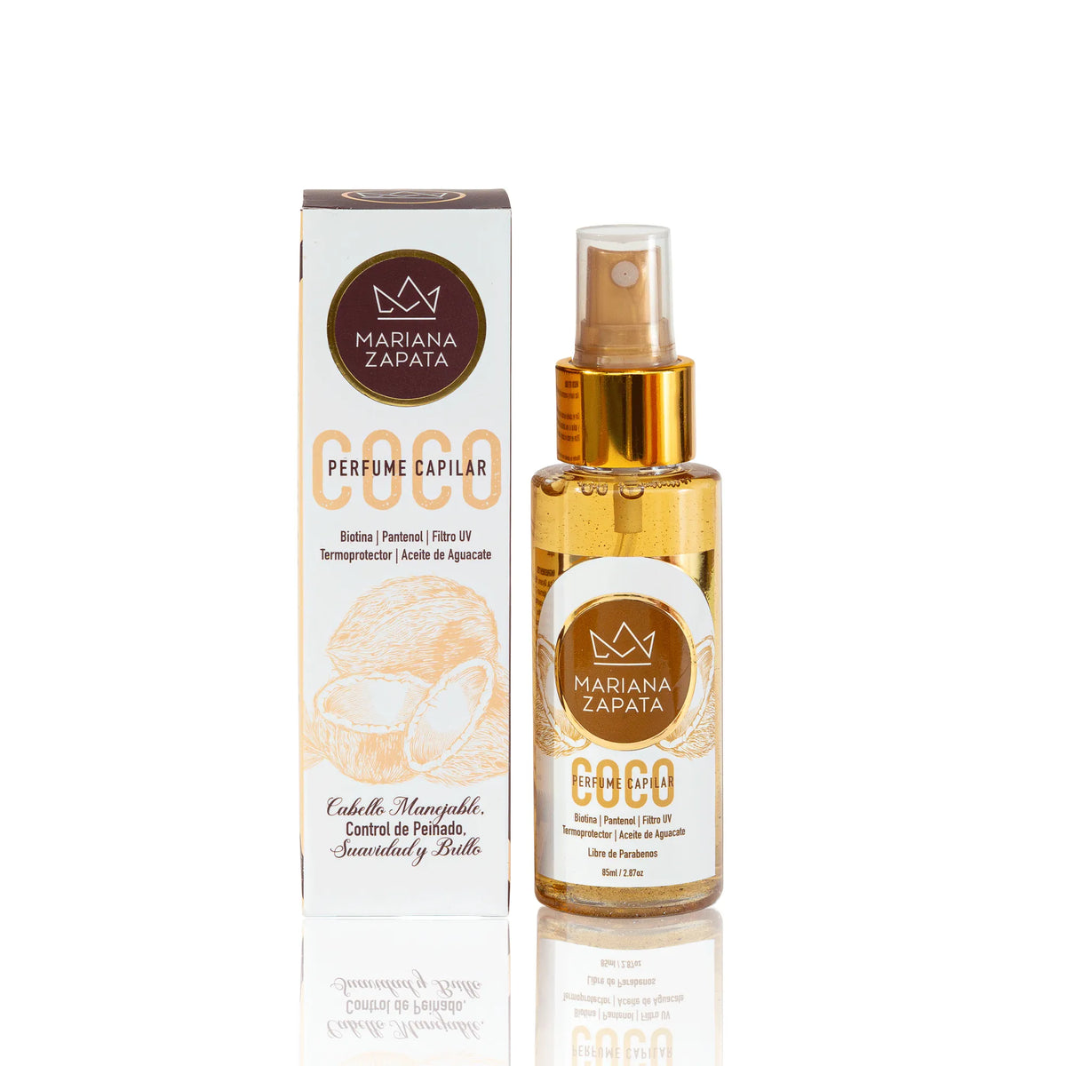 PERFUME DE COCO CON TERMOPROTECTOR MARIANA ZAPATA