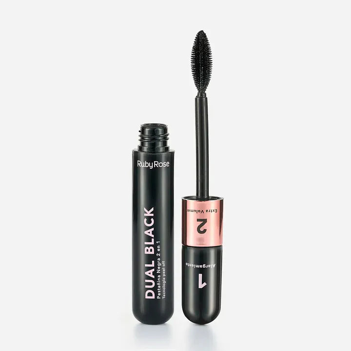PESTAÑINA PEEL OFF DUAL BLACK RUBYROSE
