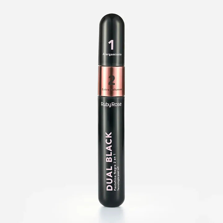 PESTAÑINA PEEL OFF DUAL BLACK RUBYROSE