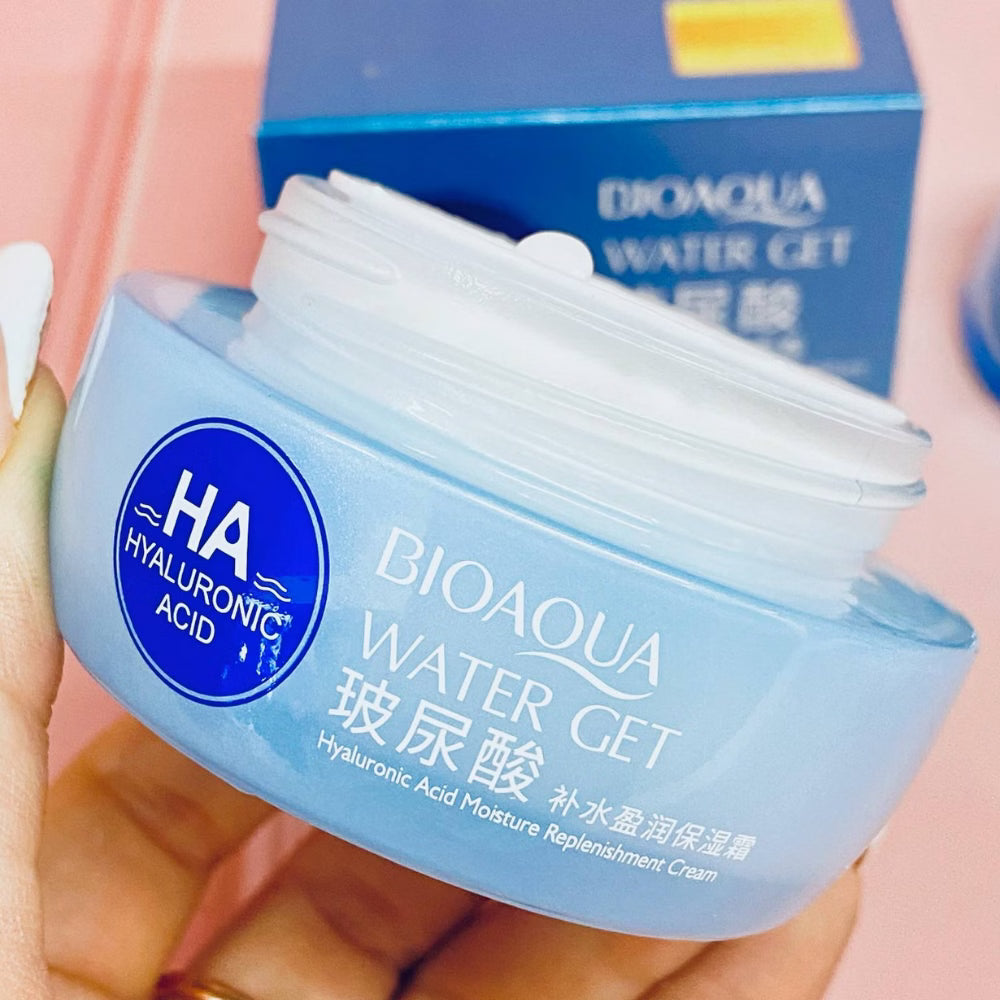 CREMA FACIAL HIDRATANTE DE ACIDO HIALURONICO BIOAQUA