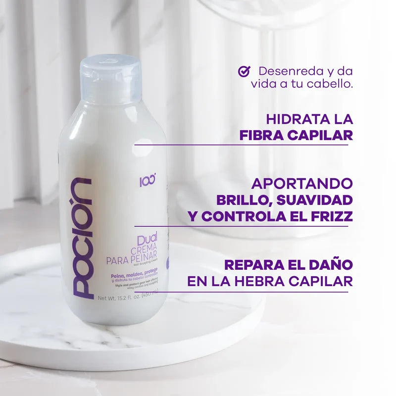 DUAL CREMA PARA PEINAR DE REPARACION LA POCION