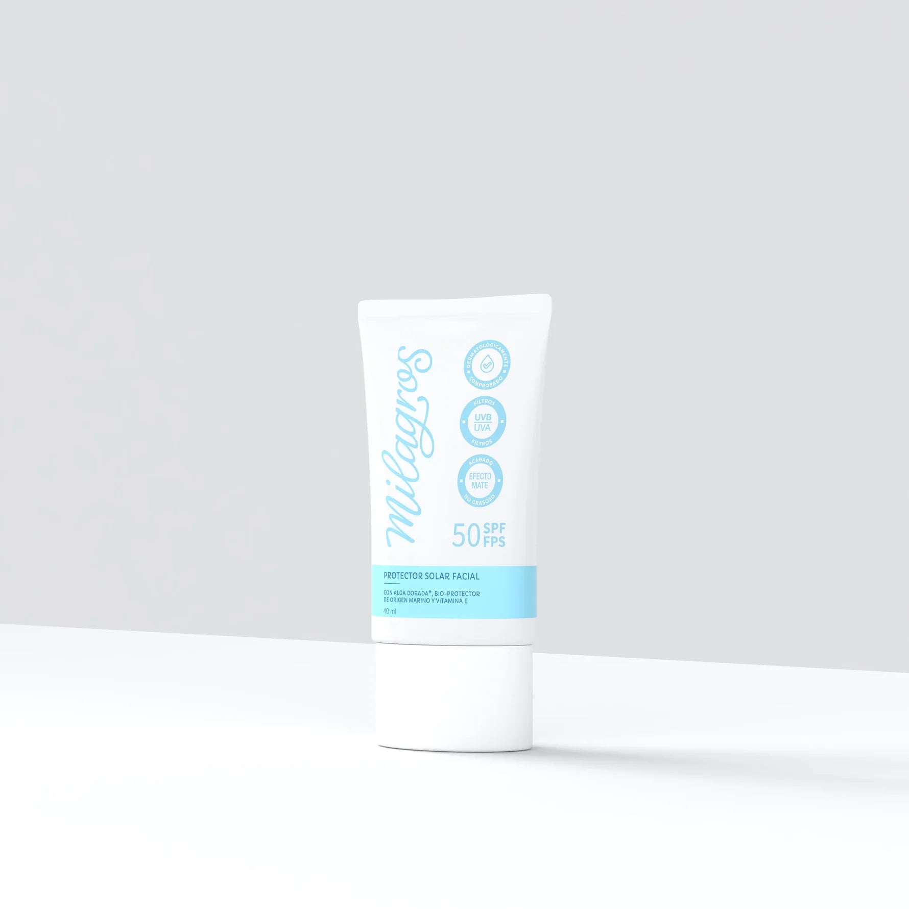 PROTECTOR SOLAR FACIAL SIN COLOR MILAGROS