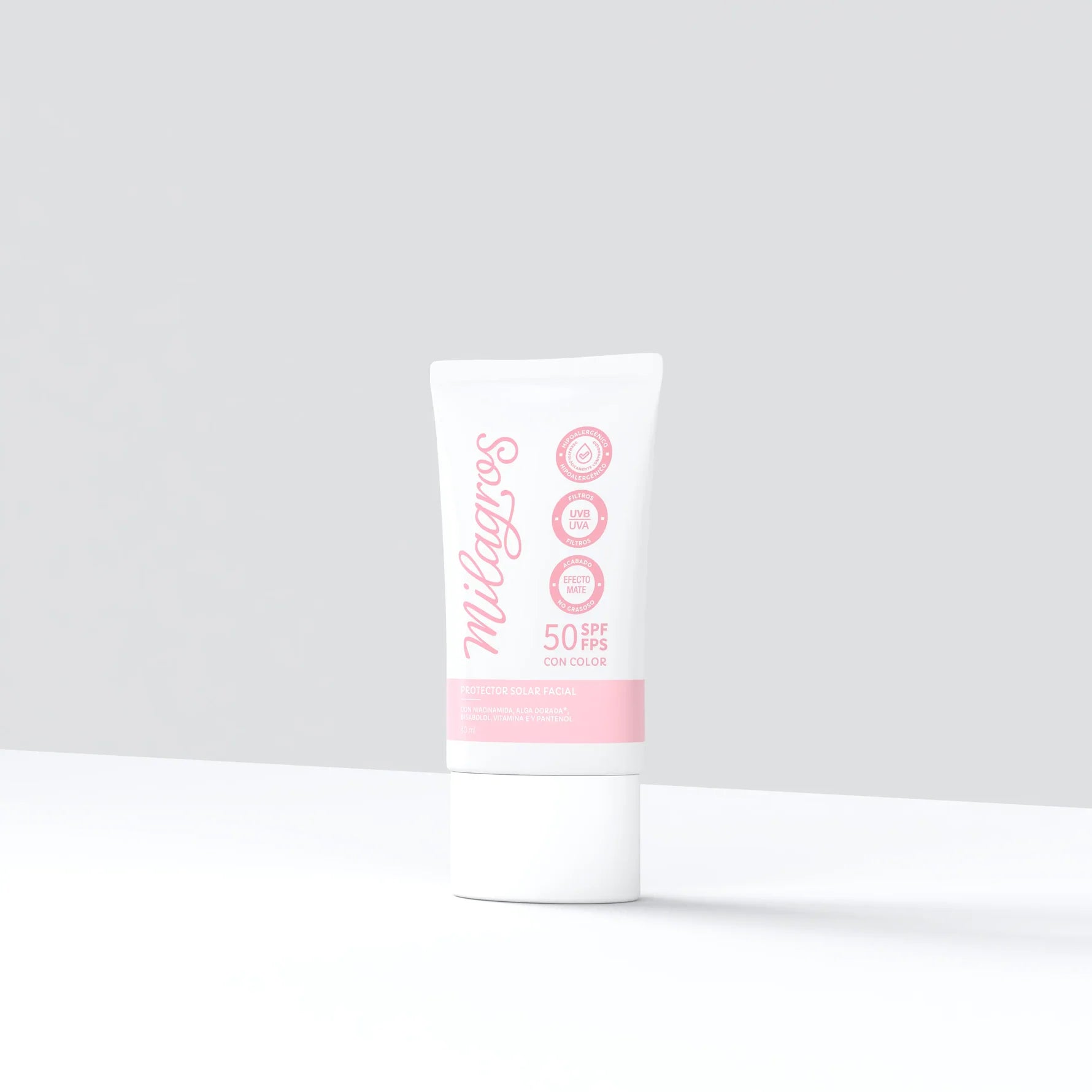 PROTECTOR SOLAR FACIAL CON COLOR MILAGROS