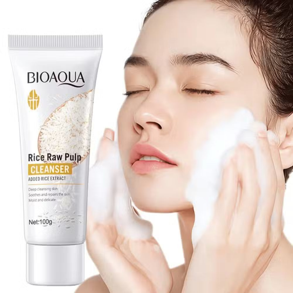 JABON LIMPIADOR FACIAL DE ARROZ BIOAQUA