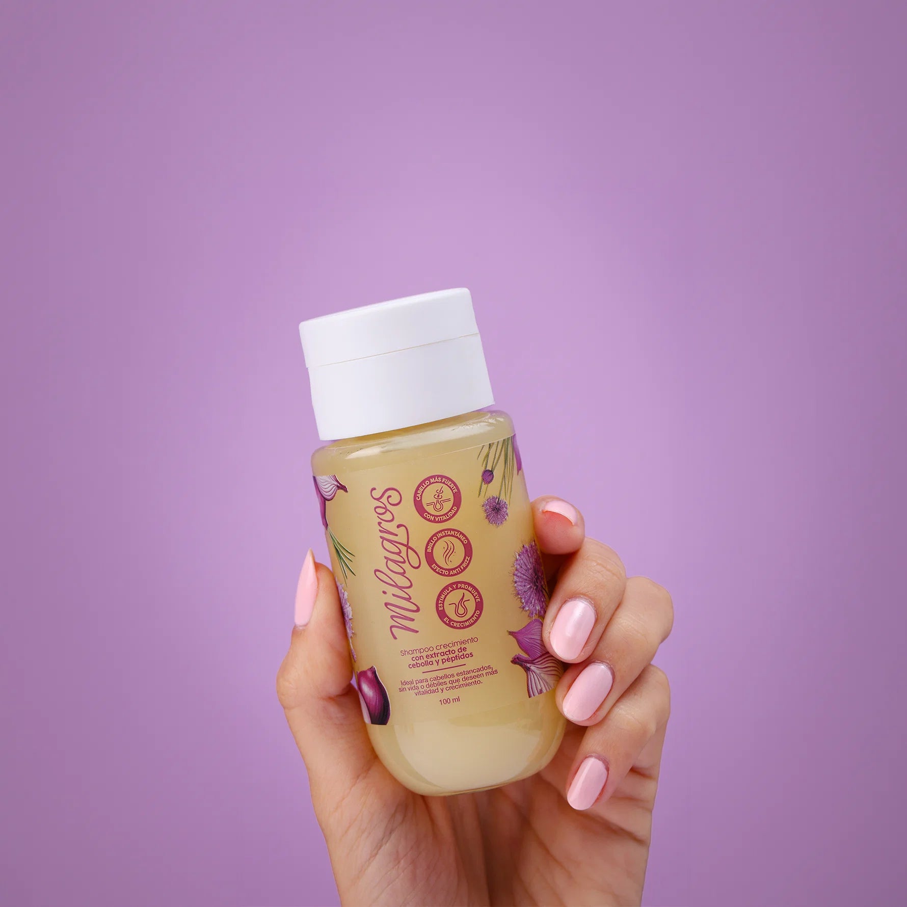 SHAMPOO CRECIMIENTO CON EXTRACTO DE CEBOLLA Y PEPTIDOS MINI MILAGROS
