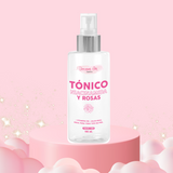 TONICO FACIAL AGUA DE ROSAS Y NIACINAMIDA 100 ML DREAM ON COSMETICS