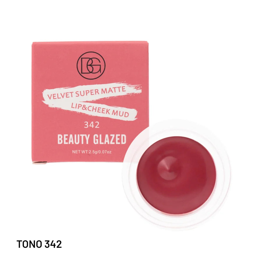 RUBOR Y LABIAL VELVET BEAUTY GLAZED TRENDY