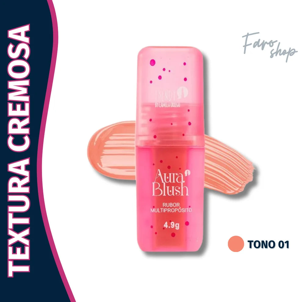 RUBOR EN CREMA AURA TRENDY