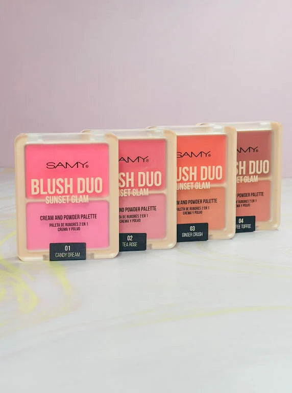 RUBOR 2 EN 1 SUNSET GLAM SAMY