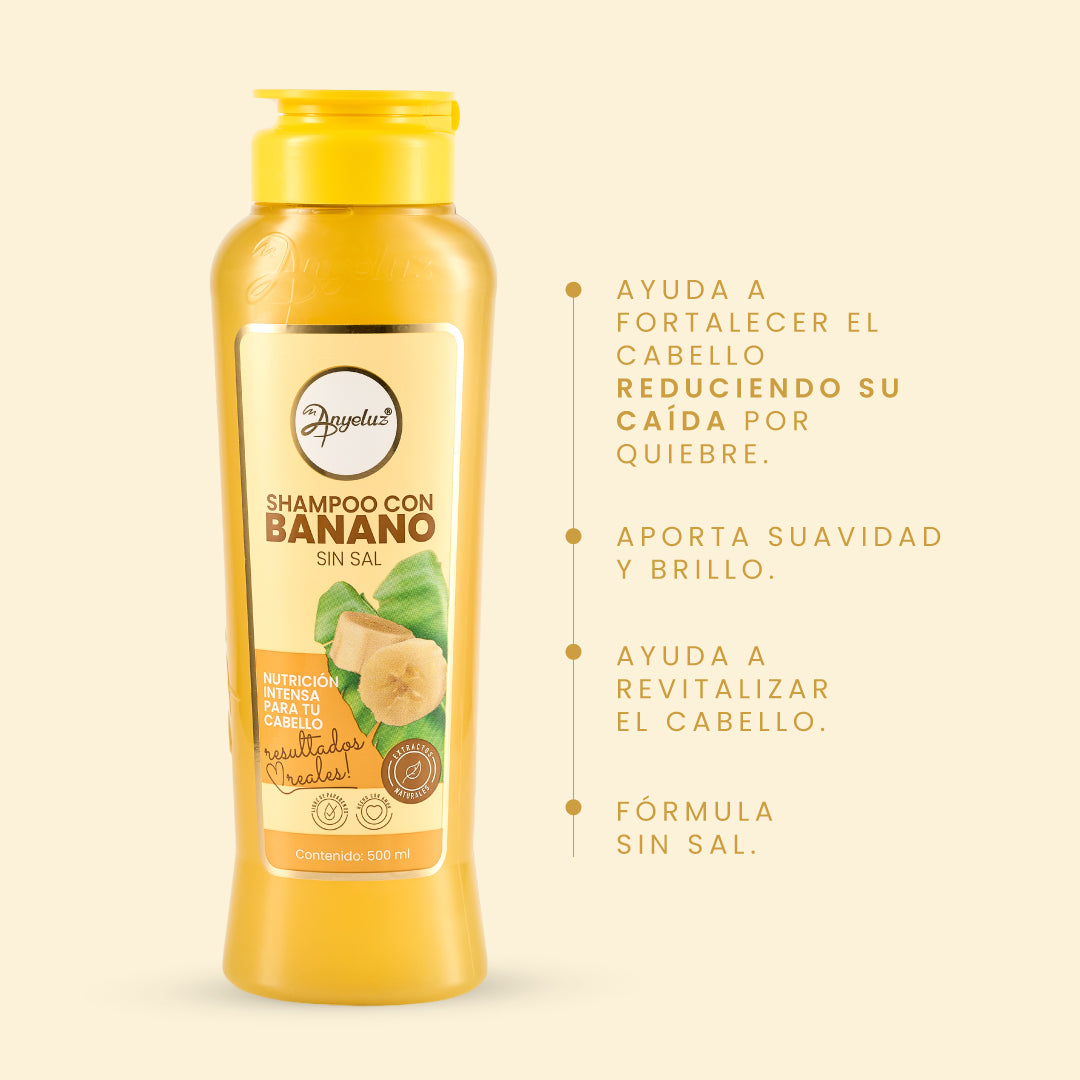 SHAMPOO CON BANANO ANYELUZ