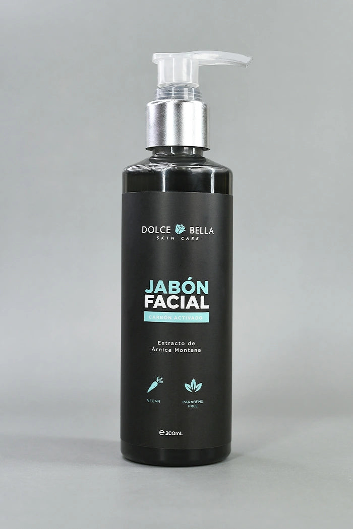 JABON FACIAL CARBON ACTIVADO DOLCE BELLA