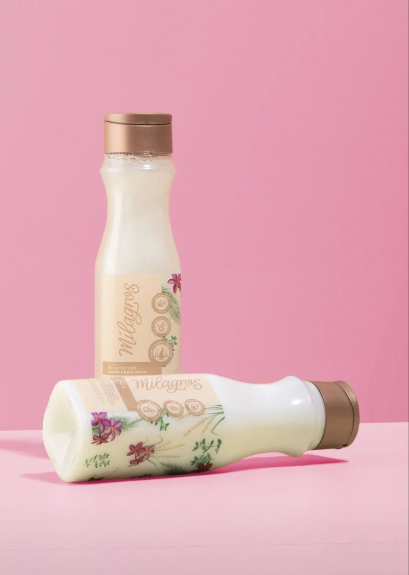 SHAMPOO ARROZ Y ACIDO HIALURONICO MILAGROS